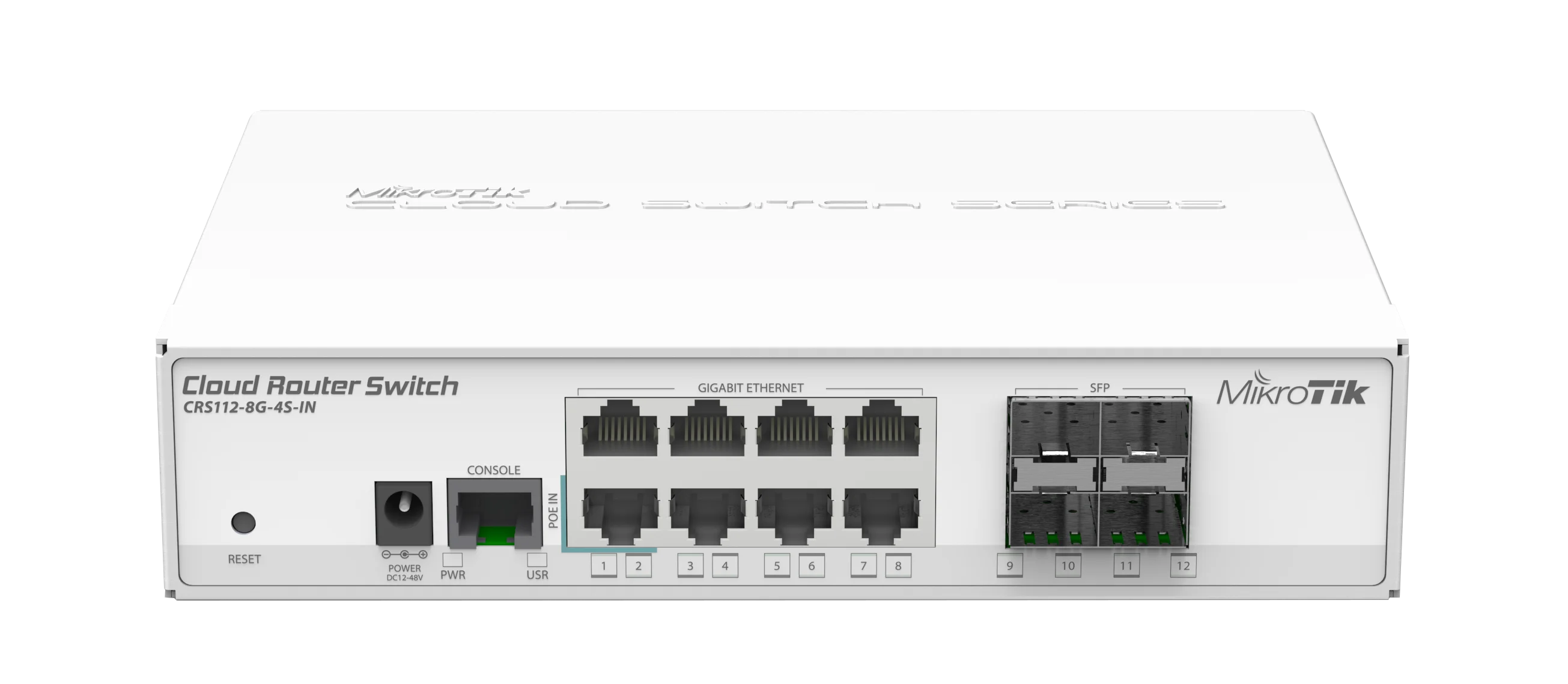ルーター・ネットワーク機器 MikroTik CRS112-8P-4S-IN MikroTik CRS112-8G-4S-IN | Compact, Efficient Network Switch